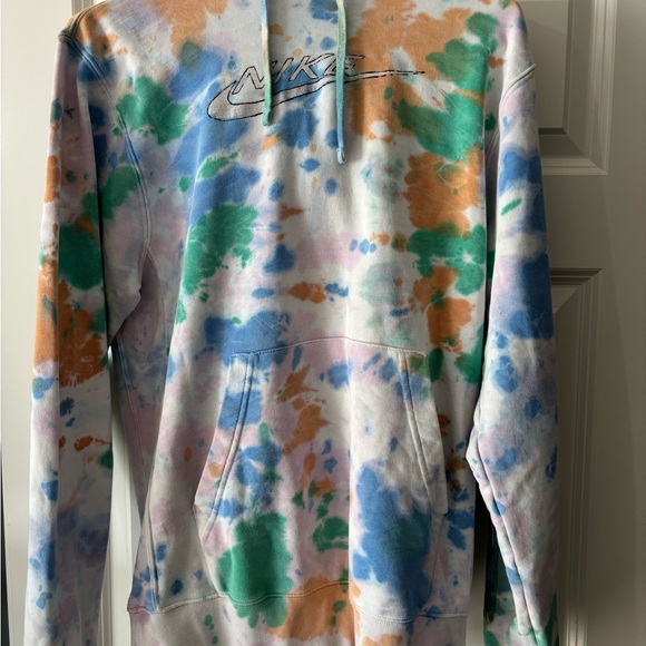Nike Men’s Ice Dye Multicolor Tie-Dye Hoodie - Picture 2 of 5
